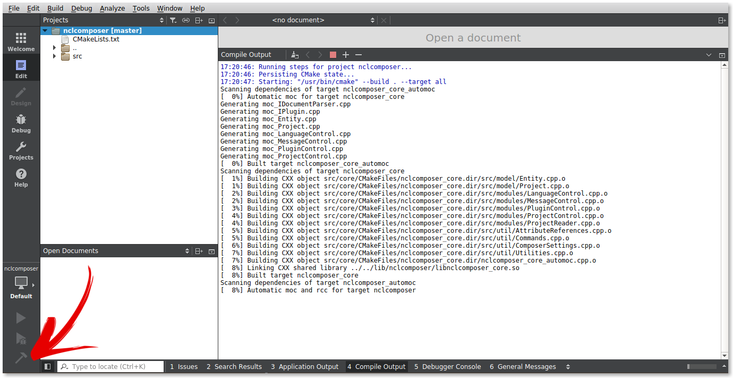 Compilando o NCL Composer com o Qt Creator